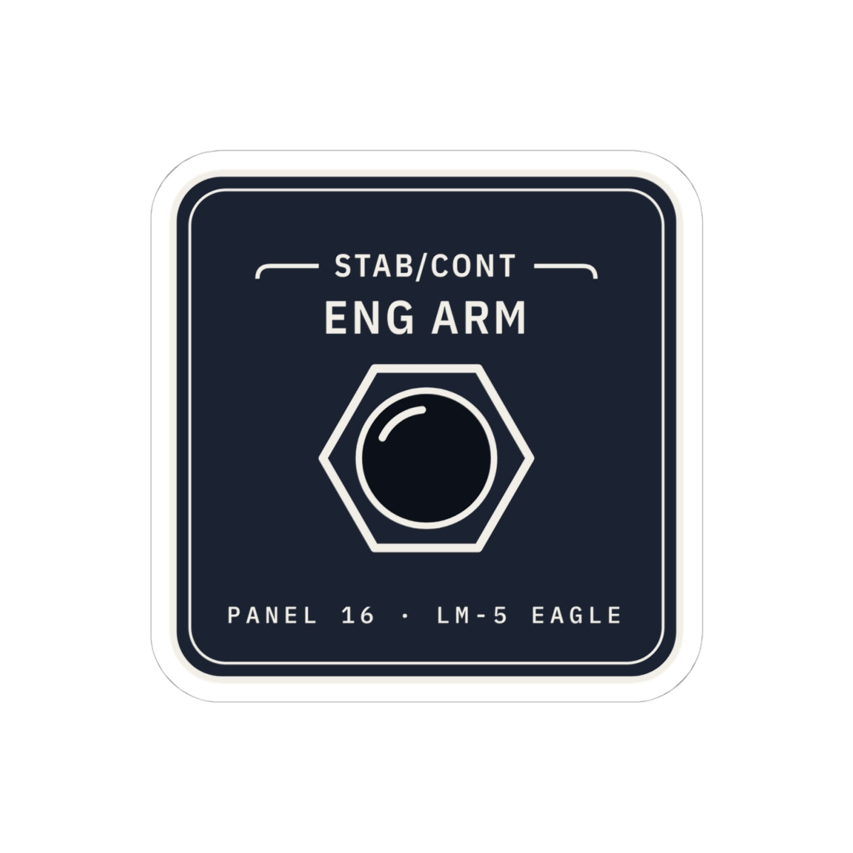 Apollo ENG ARM Sticker
